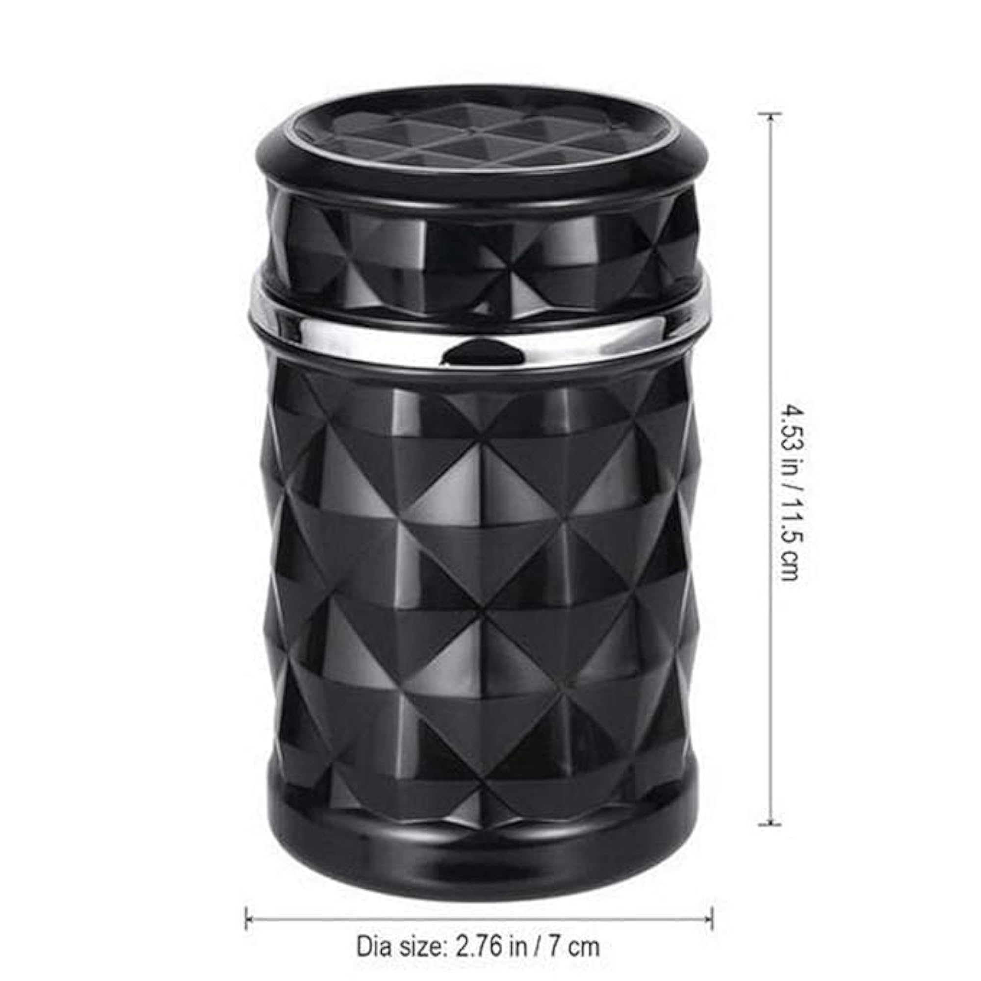 Portable Fire Proof Smokeless Car Ashtray for Easy Cleaning
